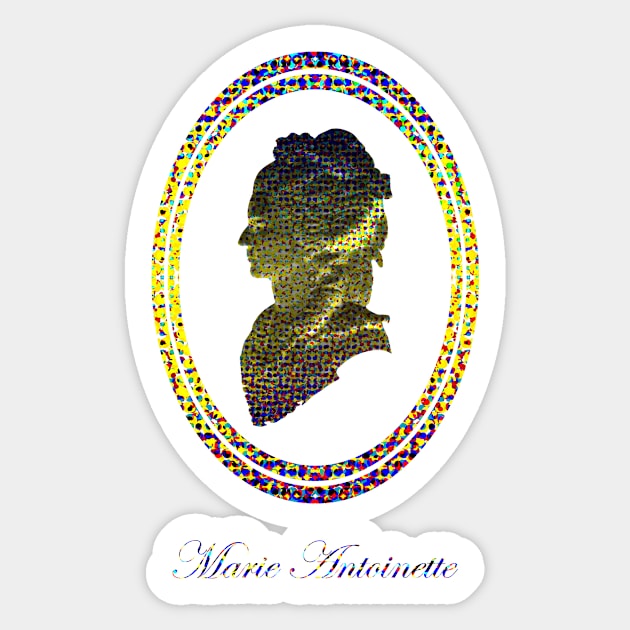 Marie Antoinette Sticker by nikolaeftimov